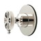 Kingston Brass Single-Handle Six-Way Diverter Valve with Round Trim Kit, Polished Nickel KS4036RX - alternate 1