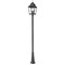 Z-Lite Raphael Sand Black 4 Light Outdoor Post Mounted Fixture 5029PHXLR-5011P-BK - alternate 1