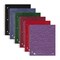 Roaring Spring Case of Wirebound Notebooks, 11"x9", 200 sheets, 4 Sub, 4 Pkt, College Ruled w/margin, Asstd. Colors, PK12 11376cs - alternate 9