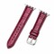 Elegani Alligator-Embossed Leather Watch Replacement Band Compatible with Apple Watch 40mm, Purple LSHQ-PRP-40mm - alternate 1