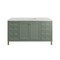 James Martin Vanities Chicago 60 in. Single Vanity, Smokey Celadon, w/ 3 CM Eternal Jasmine Pearl Silestone Top 503-V60S-SC-3EJP - alternate 5