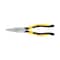 Klein Tools 8 9/16 in J203 Needle Nose Plier, Side Cutter Plastic Dipped Handle J203-8 - alternate 1