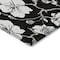 Homeroots 10' X 14' Black Ivory And Gray Floral Washable Indoor Outdoor Area Rug 599867 - alternate 6