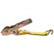 Mytee Products 2inx27ft Self-Tensioning Ratchet Strap with J Hooks - 10,000 lbs BS - Yellow, 10PK RS227WHTGx10 - alternate 6