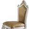 Homeroots Set of Two 24" Brown and Pearl Faux Leather and Solid Wood Counter Height Bar Chairs, 2PK 573448 - alternate 6