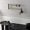 Kingston Brass Wall Mount Pot Filler Faucet, Antique Brass KS4103CG - alternate 5