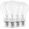 Luxrite Vintage A19 LED Light Bulb 60 Watt Equivalent, 5CCT 2700K 3000K 3500K 4000K 5000K, 4PK LR21680 - alternate 1