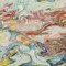 Homeroots 5' X 8' Ivory Blue And Yellow Abstract Washable Indoor Outdoor Area Rug 577963 - alternate 9