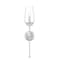 Z-Lite Clara Brushed Nickel 1 Light Wall Sconce 2013-1S-BN - alternate 6