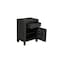 Homeroots Three Piece Black Solid Wood Bedroom Set 569579 - alternate 9
