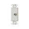 Leviton Wallplate, Plastic, White, Flush Mounting 40681-00W - alternate 1