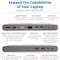 Eaton Tripp Lite Series USB-C Dock Triple Display 4K HDMI/DisplayPort VGA USB 3.x 5Gbps USB-A/C Hub U442-DOCK4-INT - alternate 9