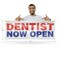 Signmission Dentist Now Open, 18 Inch x 48 Inch, Vinyl Banner B-30541 - alternate 5