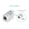 Monoprice Datacom Jack, RJ11/RJ12, Tooless, White 7288 - alternate 5