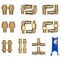 Mytee Products DOT Air Brake Fittings for Nylon Tubing Kit - Brass Push to Connect (1/4in) 25... MP-ABF-KIT-14 - alternate 1