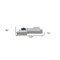 Homeroots White Genuine Leather L Shaped Two Piece Sofa and Chaise Sectional With Console 473562 - alternate 4