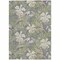 Homeroots 3' X 5' Gray Beige And Olive Green Botanical Leaves Washable Indoor Outdoor Area Rug 618400 - alternate 8