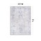 World Rug Gallery Vintage Boho Medallion Machine Washable Non Slip Area Rug 3 ft 3 in x 5 Blue 6025BLUE3X5 - alternate 8