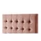 Homeroots Blush Solid Wood Twin Tufted Upholstered Velvet Bed 544752 - alternate 9