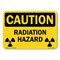 Signmission OSHA Sign, Radiation Hazard, W/ biohazard graphic, Size: 7in X 5in Vinyl, 5" H, 7" W, Landscape OS-CL-D-57-L-19982 - alternate 1