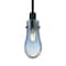 Besa Lighting Wish Stem Pendant, Blue/Clear, Black Finish, 1x3W LED Edison 1TT-WISHBL-EDIL-BK - alternate 1