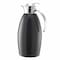 Service Ideas Nicollet Series 1.5-Liter Stainless Vacuum Insulated Carafe with Push Button Lid in Radiant Black NIC15BSPBBL - alternate 3