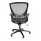 We'Re It We're it, Zapp Series Black Mesh Back Adjustable Task Chair with Black Eco Seat and Black Frame OFD500F-ECB - alternate 4