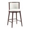 Manhattan Comfort Evalyn Barstool in White - Set of 2 2-BS024-WH - alternate 6