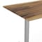 Flash Furniture Commercial All-Weather 48x30 Natural HPL Tabletop with Silver T Bases ST-REC3048-NAT-T0522S-GG - alternate 7