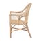 Bali & Pari Zaira Modern Bohemian Natural Rattan Arm Chair 255-14461-ZORO - alternate 8