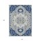 Homeroots 10' X 14' Navy Blue Ivory And Gray Oriental Washable Indoor Outdoor Area Rug 596643 - alternate 8