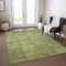 Homeroots 3' X 5' Fern Green And Artichoke Green Patchwork Washable Indoor Outdoor Area Rug 581593 - alternate 6
