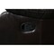 Homeroots Brown Polyester Blend Reclining U Shaped Three Piece Corner Sectional With Console 366309 - alternate 4