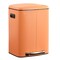 Happimess Marco Rectangular 10.6-Gallon Double Bucket Trash Can with Soft-Close Lid, Carrot Cake HPM1005K - alternate 1