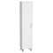 Homeroots 16" Silver And White Laminate China Cabinet With Multiple Shelves 520584 - alternate 5