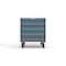 Strong Hold 4 drawer cabinet - (3x 5in, 1x 6in) - Blue accents - Keyed Different S3036-PCDAS-0401FS - alternate 1