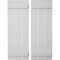 Ekena Millwork Rustic Three Board Spaced Board-n-Batten Smooth Faux Wood Shutters, 17 1/2W x 48H, PR SHUBSS17X48SMPR - alternate 1