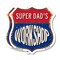 Signmission Super Dad's Workshop, 12 inch X 12 inch, Plastic Sign, 2PK SHI-P-2PACK-12-489-SUPER DAD - alternate 1