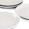 Bee And Willow Home 7 Inch 4 Piece Round Stoneware Appetizer Plate Set in Matte White 81538.01 - alternate 6