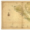 Homeroots 20" X 30" California As An Island C1650 Vintage Map Wall Art 391938 - alternate 5