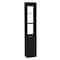 Homeroots 13" Black Wood Freestanding Single Door Bathroom Vanity 558545 - alternate 5