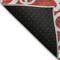 Homeroots 8' X 10' Red And Ivory Damask Washable Indoor Outdoor Area Rug 614458 - alternate 9