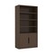 Manhattan Comfort Rivington 40in Bookcase Cabinet in Walnut - Set of 2 2-BC006-BR - alternate 9