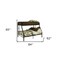 Homeroots 84" X 62" X 65" Twin Xl Over Queen Black Metal Tube Bunk Bed 286570 - alternate 5
