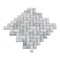 Ackland Terra Bella Herringbone 12 in. x 12 in. Honed Marble Mosaic Floor and Wall Tile, 10PK AKM-S-TEBE1X2HBH-CA - alternate 6