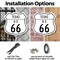 Signmission Texas Route Marker Shield Sign Us 66, 6 Inch X 6 Inch, Plastic Sign SHI-P-6-466 - alternate 3
