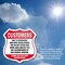 Signmission Restricted Area Shield Sign Customers Du, 4 inch X 4 inch, Vinyl Decal, 2PK SHI-D-2PACK-4-458 - alternate 5