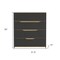 Homeroots 32" Natural And Black Four Drawer Dresser 543993 - alternate 12