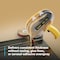 3M Handheld Tape Dispenser, 3/4 in Max. Tape Width, 1 in Tape Core Dia., Pistol, Metal, Plastic, Yellow 700 - alternate 7