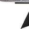 Homeroots 94" Gray and Black Ceramic and Steel Dining Table 654237 - alternate 13